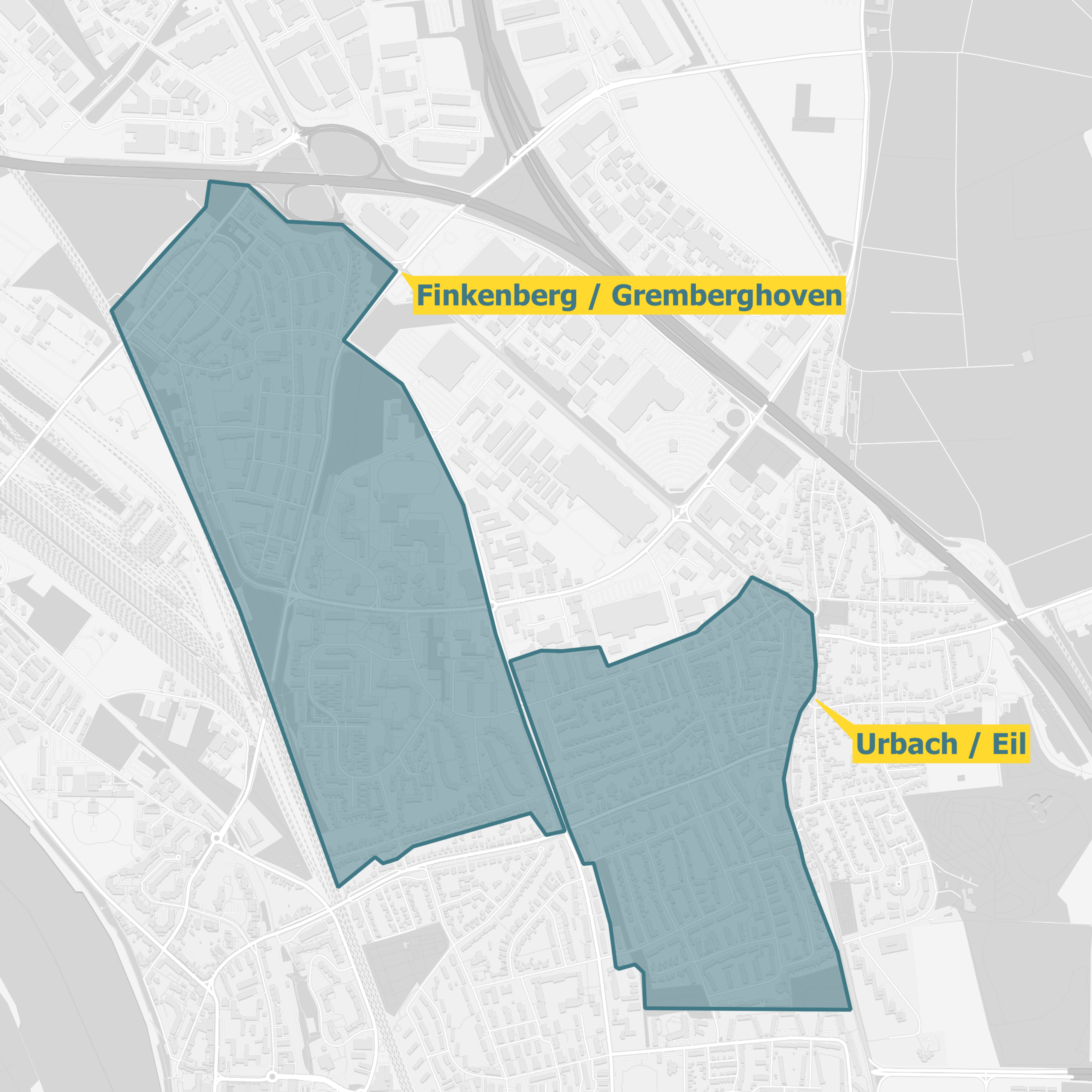Ausbaugebiete Köln