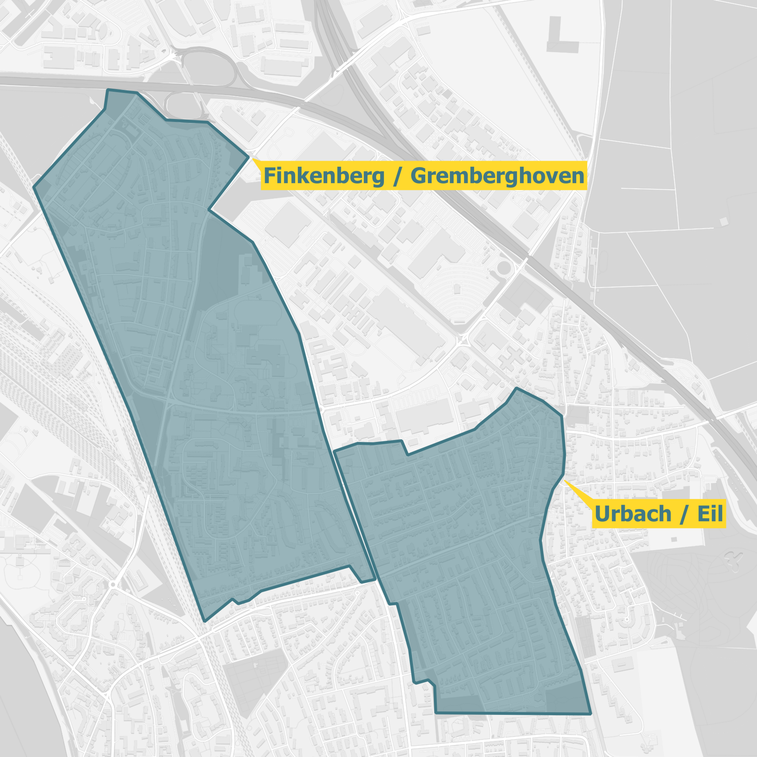 Ausbaugebiete Köln