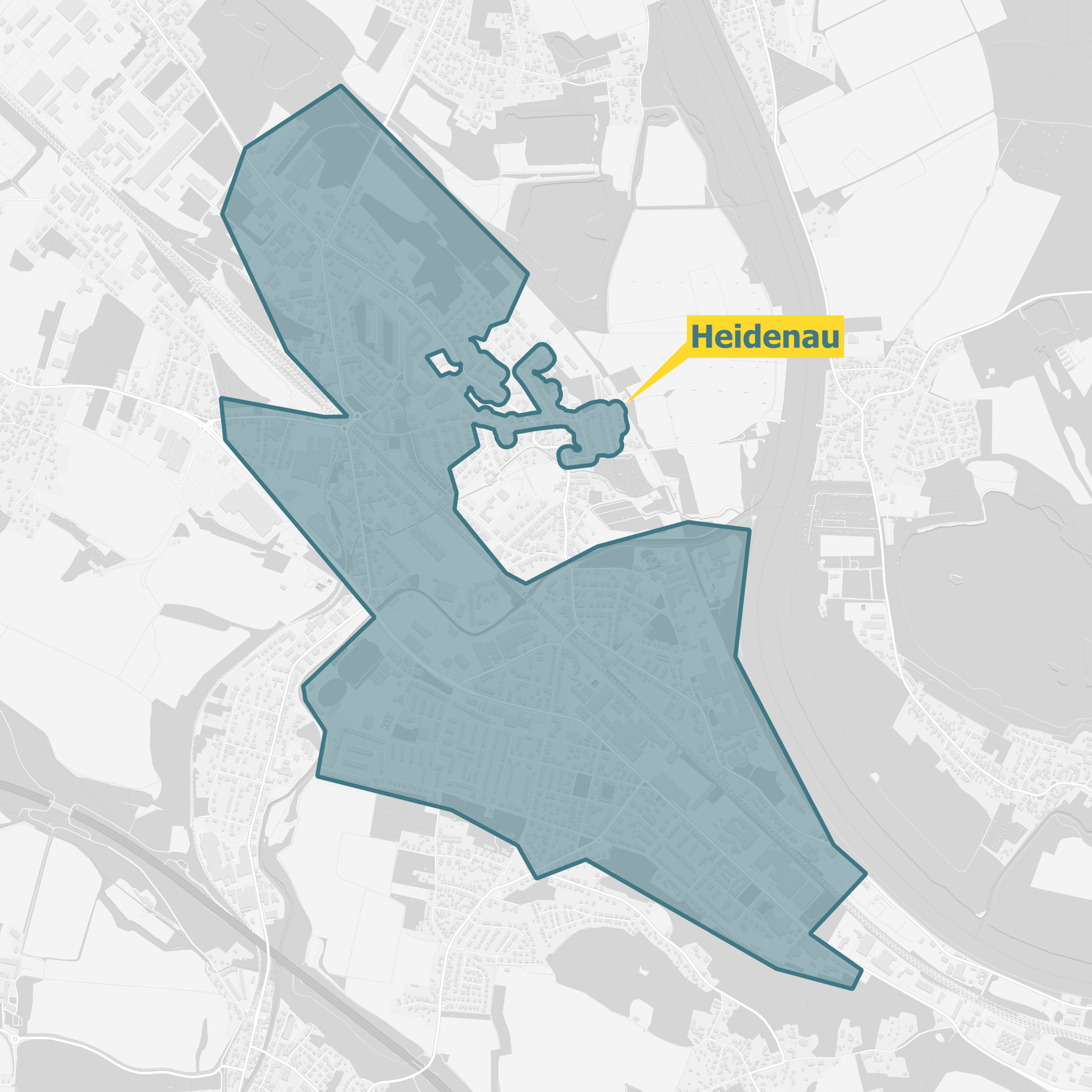 Karte Ausbaugebiete Heidenau