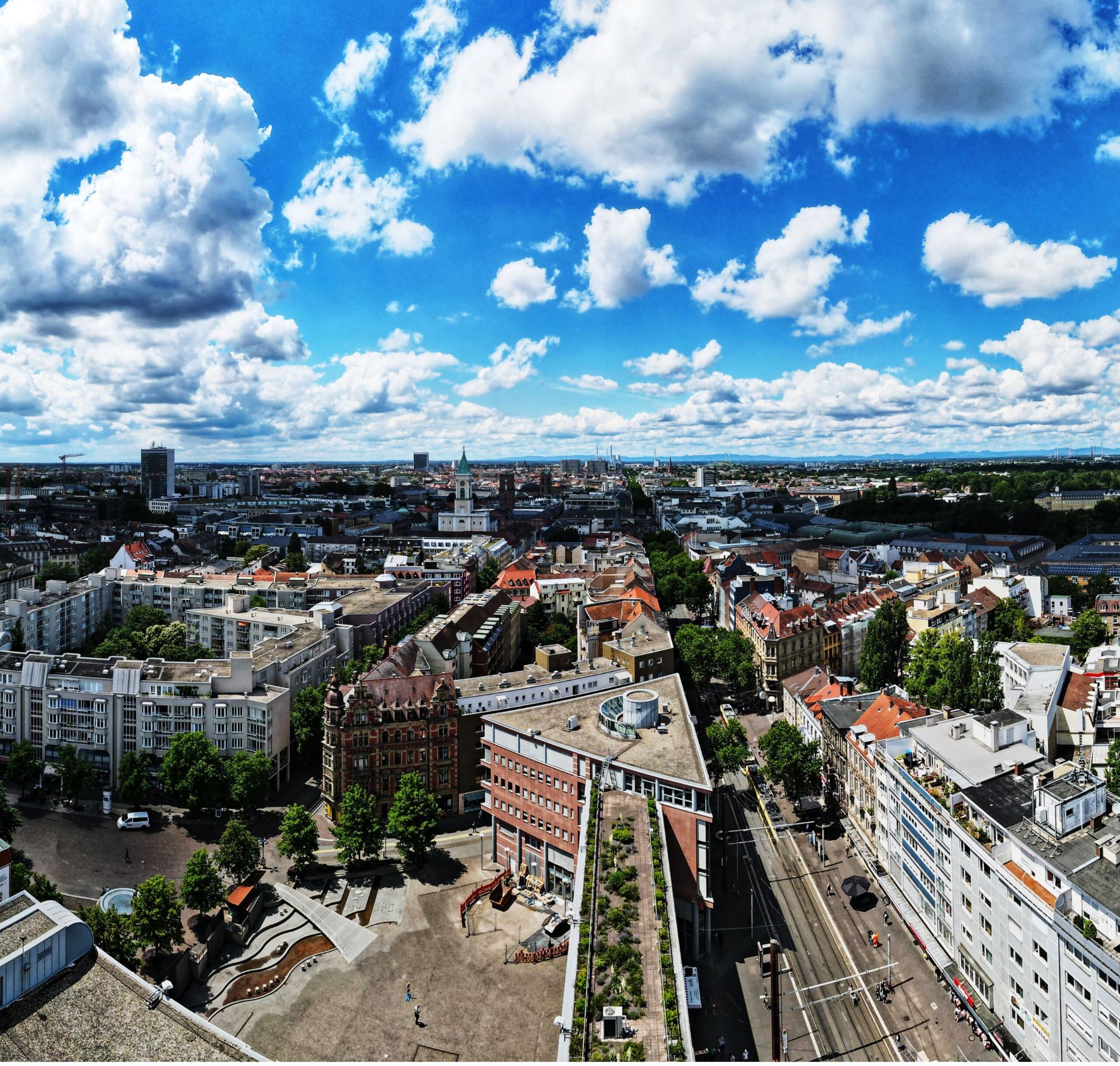 Karlsruhe Stadt Gebäude