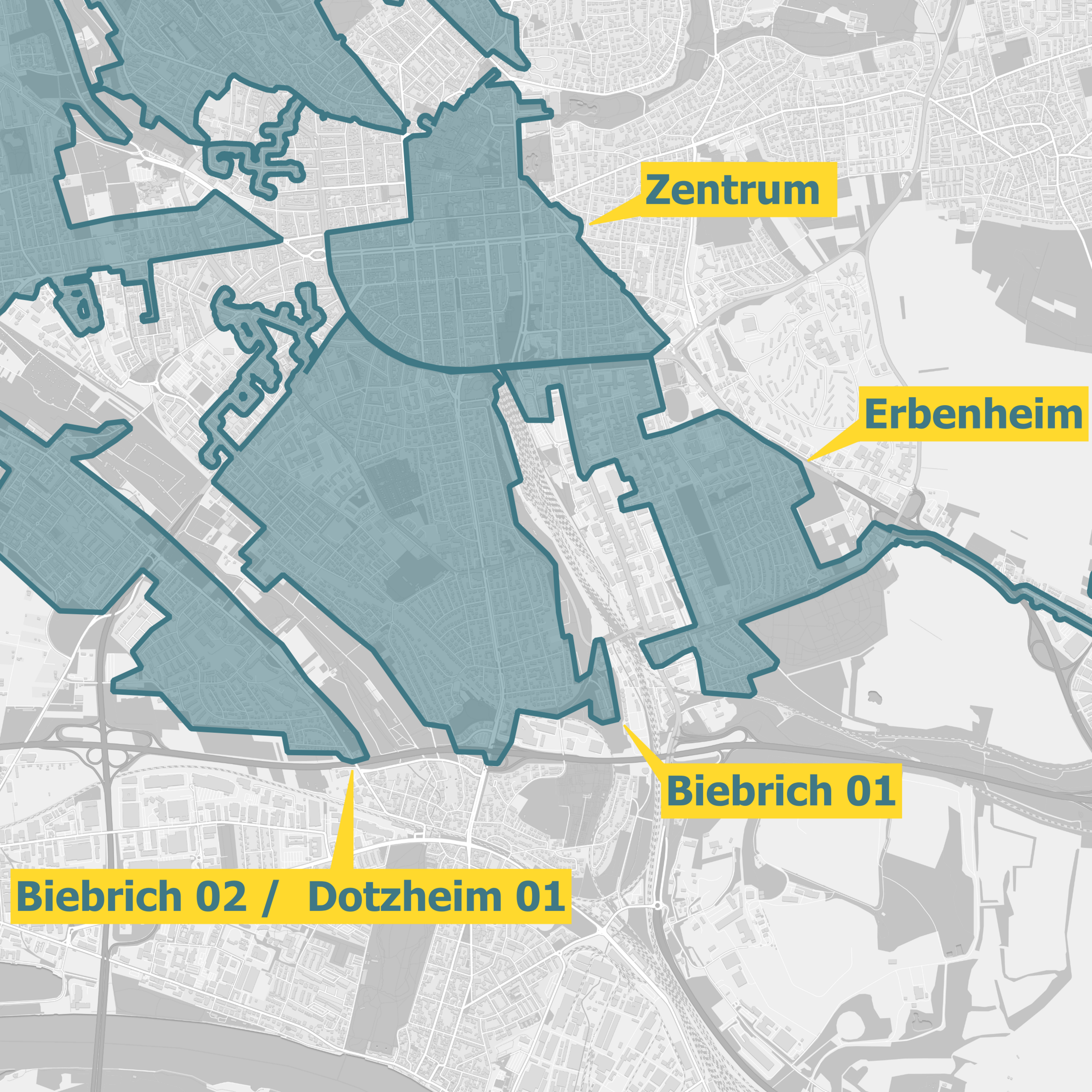 Karte OXG Ausbaugebiete Wiesbaden