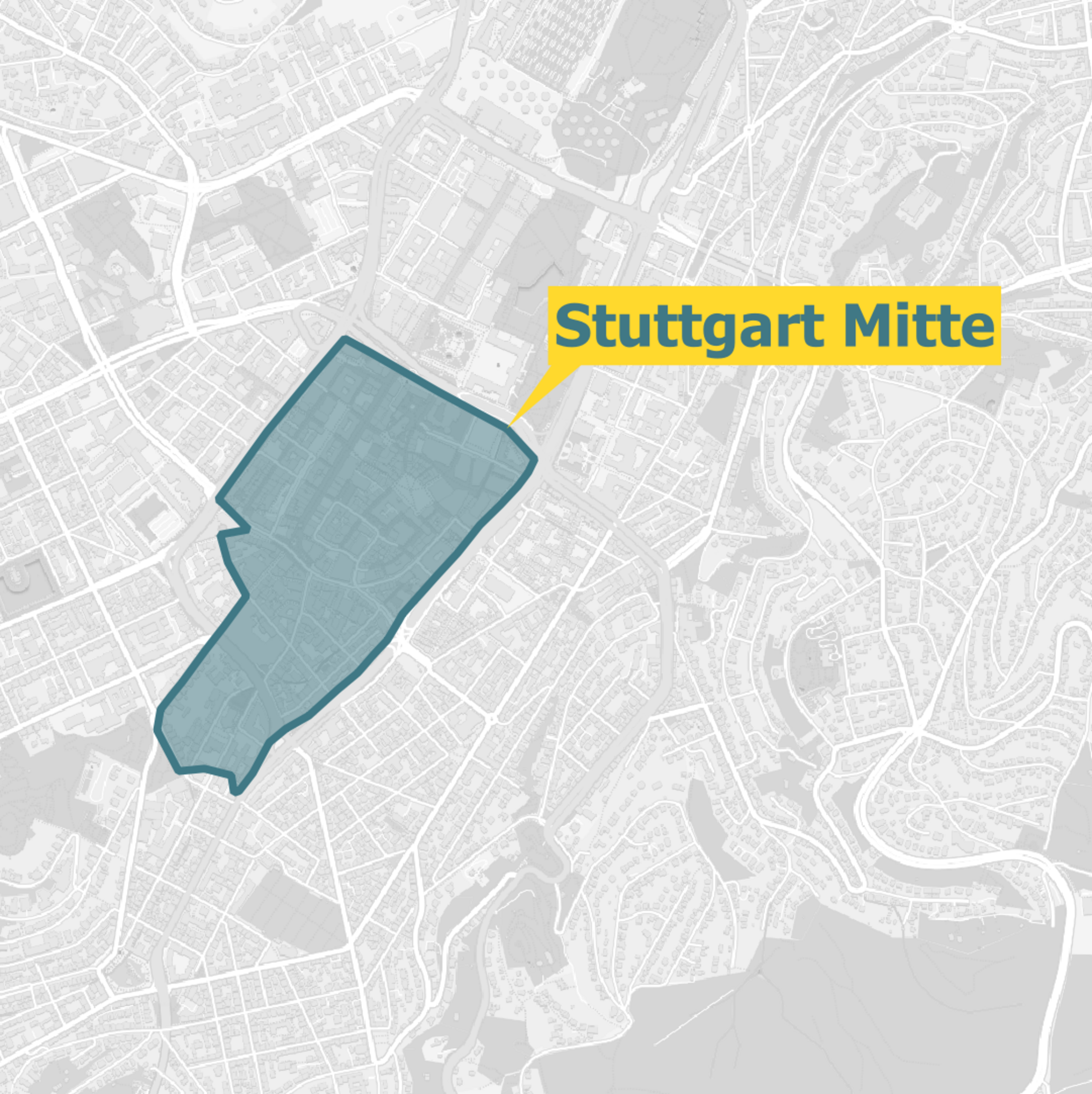 Karte Stuttgart