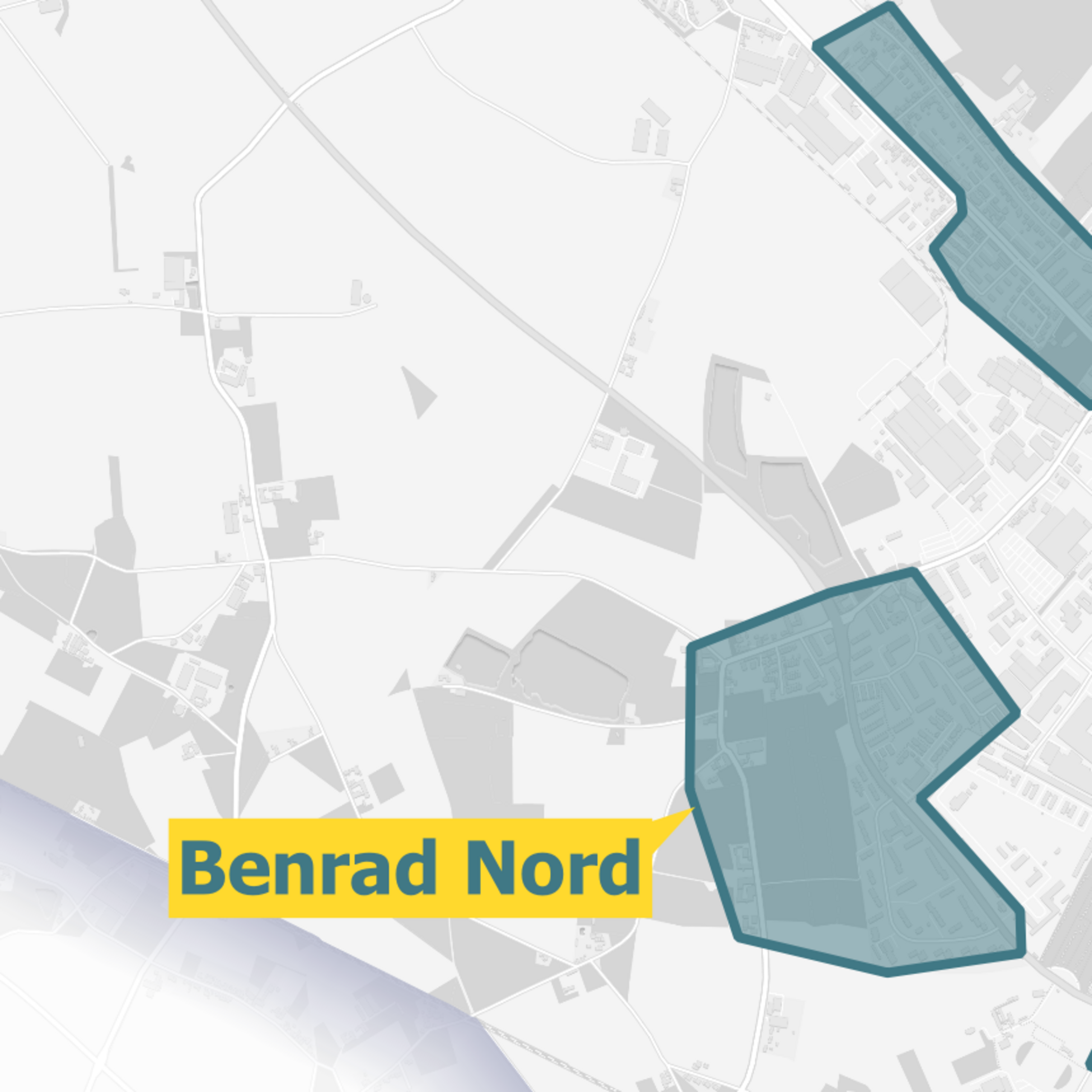 Karte Krefeld OXG Glasfaserausbau