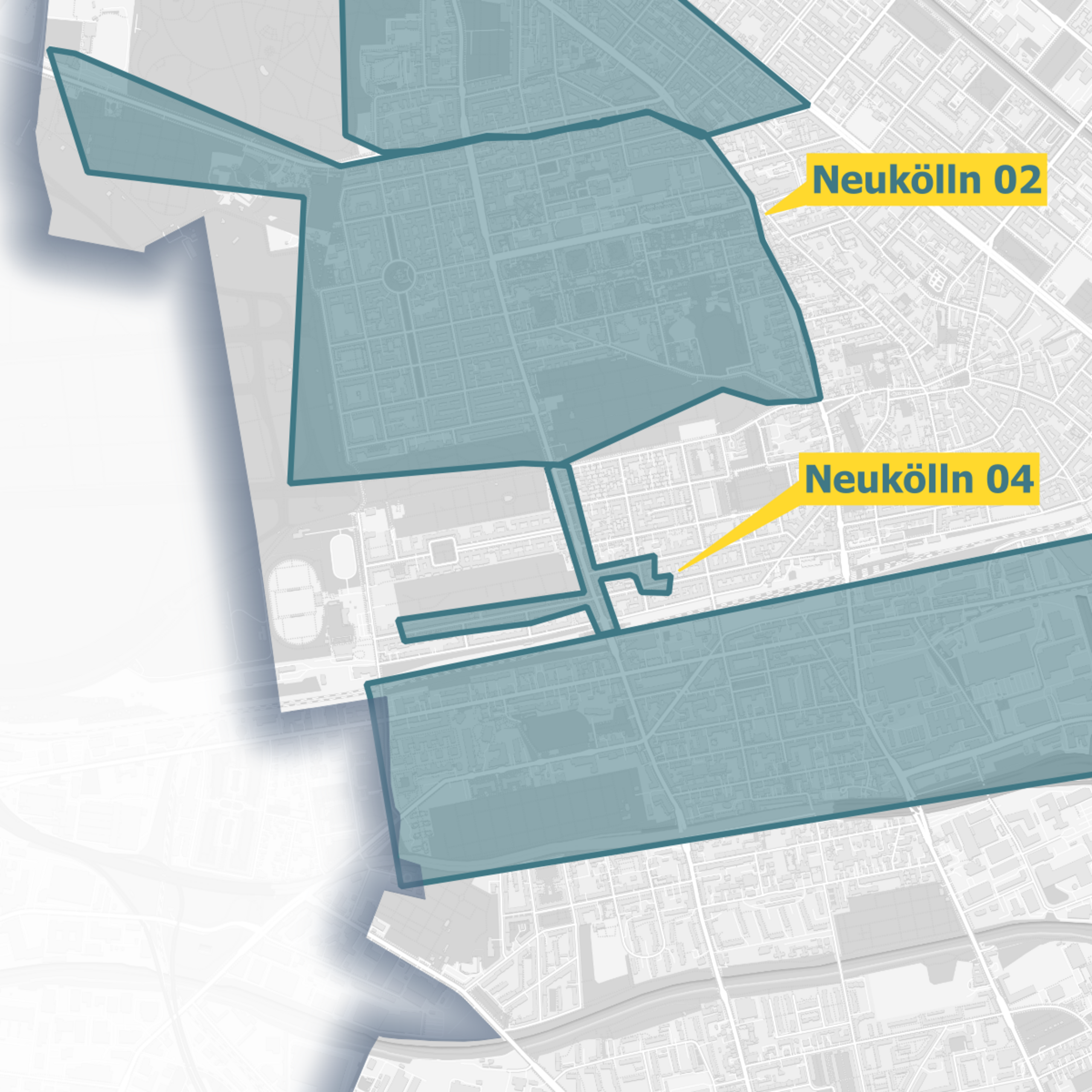 Ausbaugebiete Berlin Neukölln