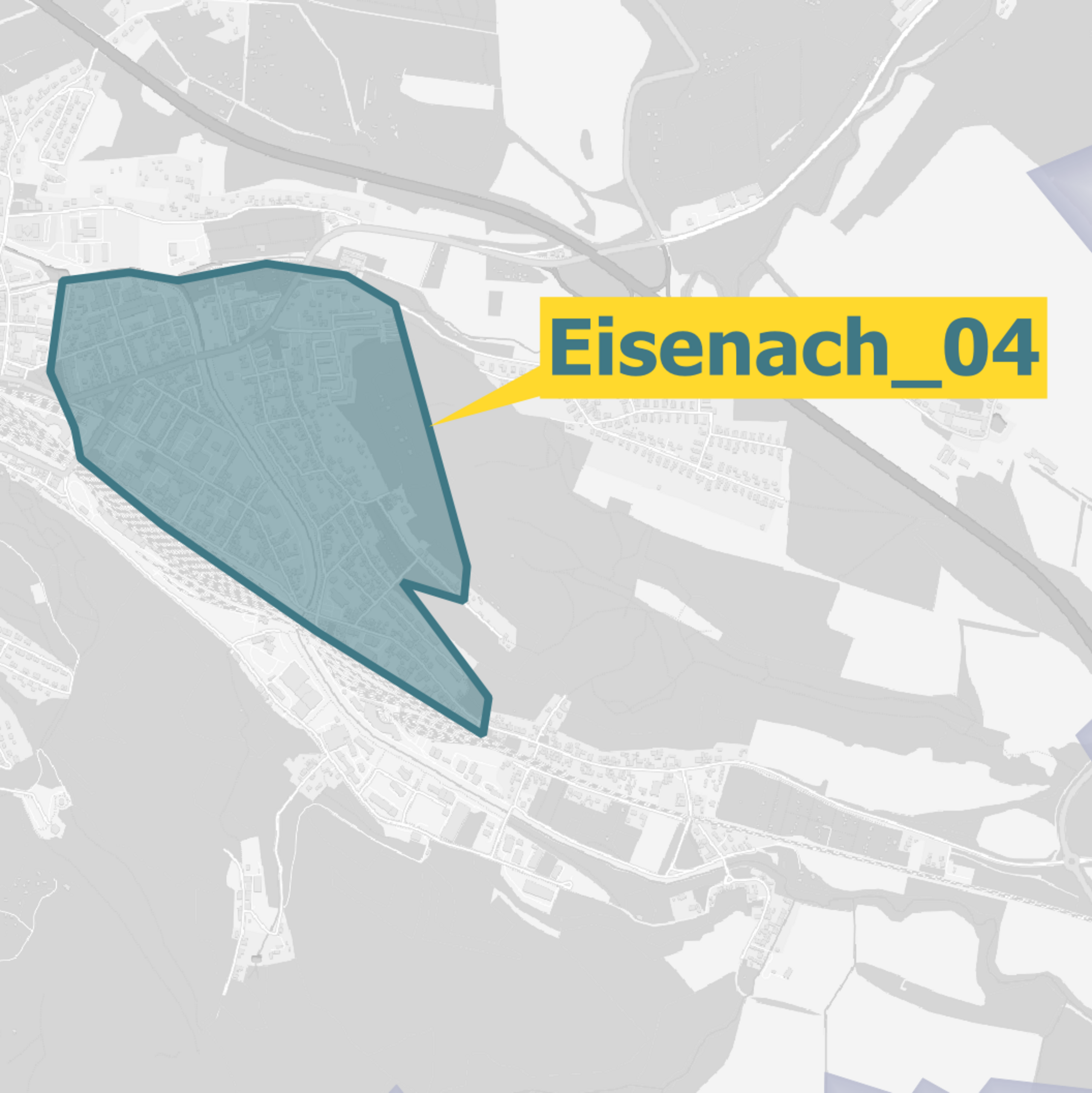 Eisenach Ausbaugebiete Karte OXG