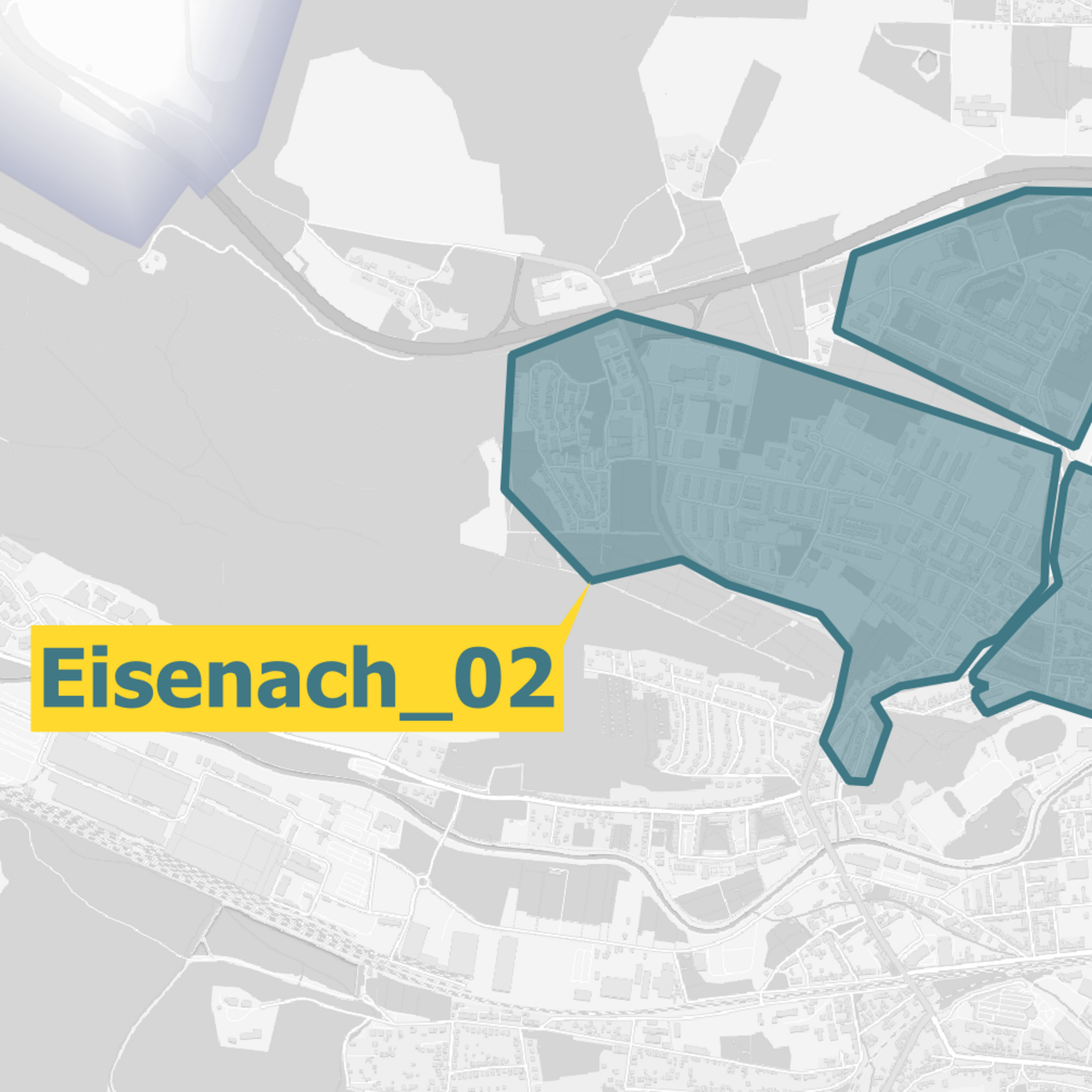 Eisenach Ausbaugebiete Karte OXG