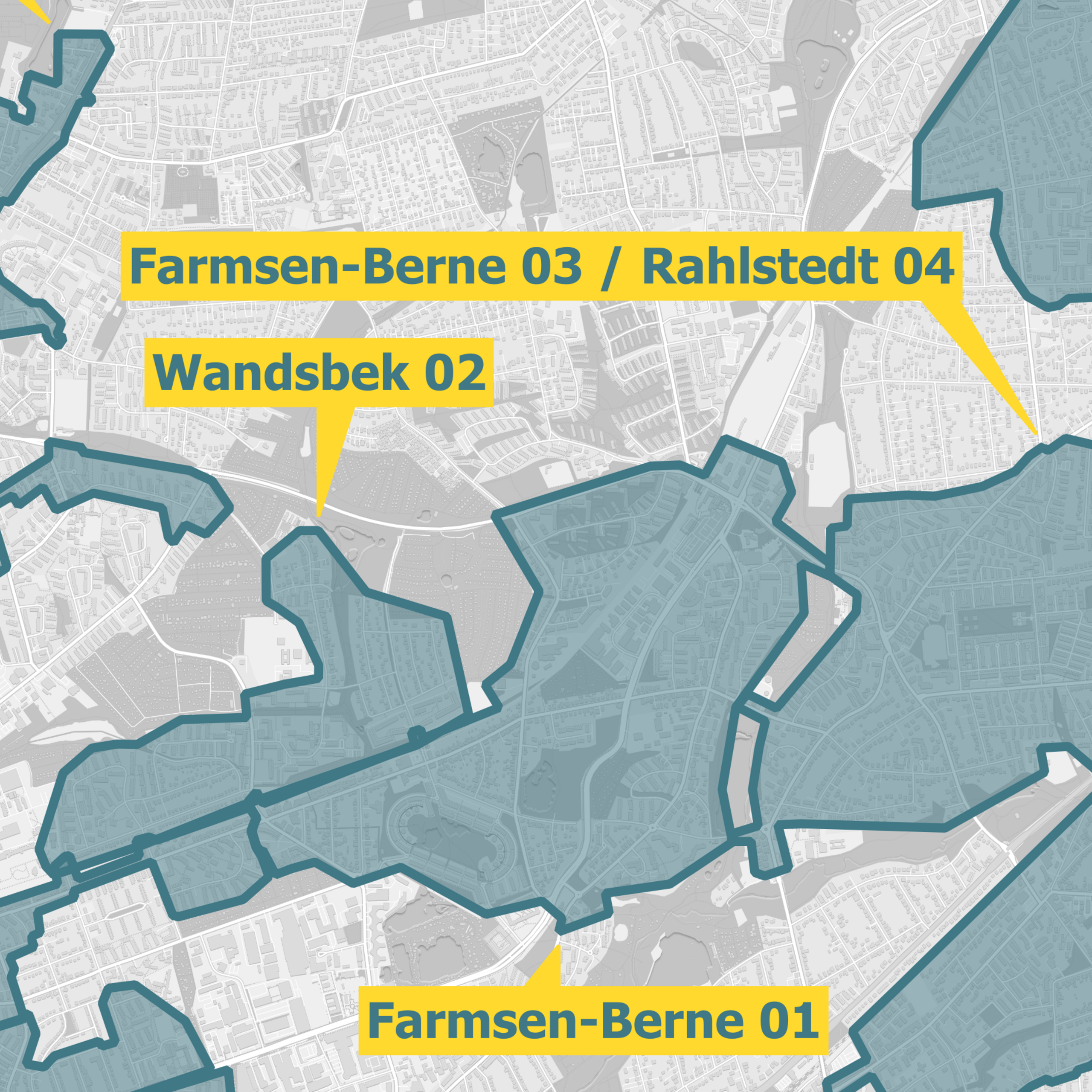 Ausbaugebiete OXG Karte Hamburg