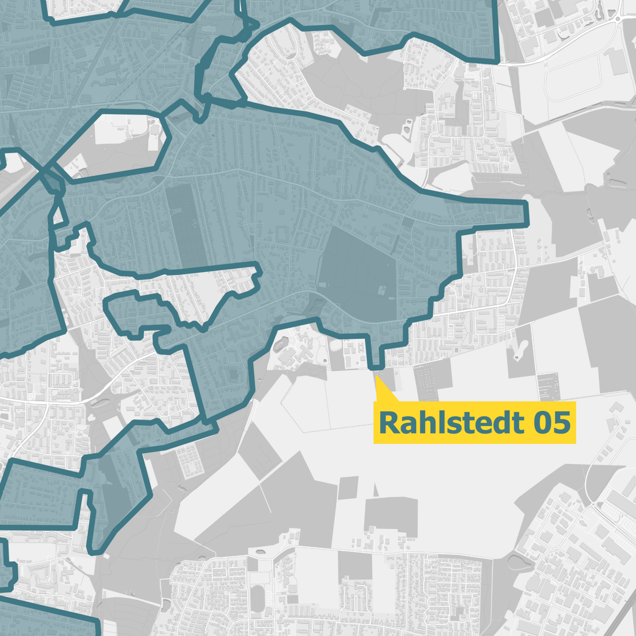 Ausbaugebiet OXG Karte Hamburg