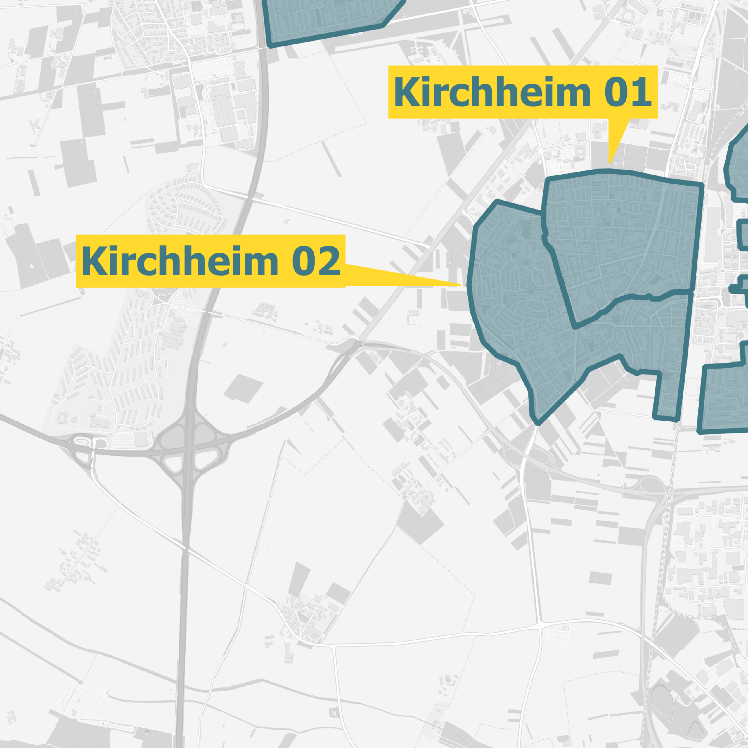 Karte Ausbaugebiet OXG Heidelberg