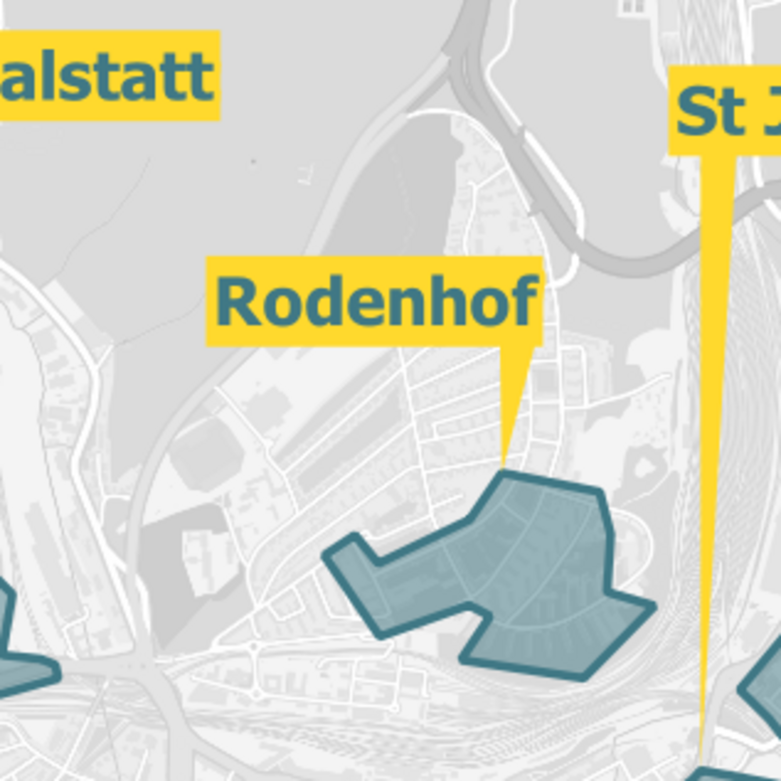 Karte Ausbaugebiete Saarbrücken OXG Glasfaser