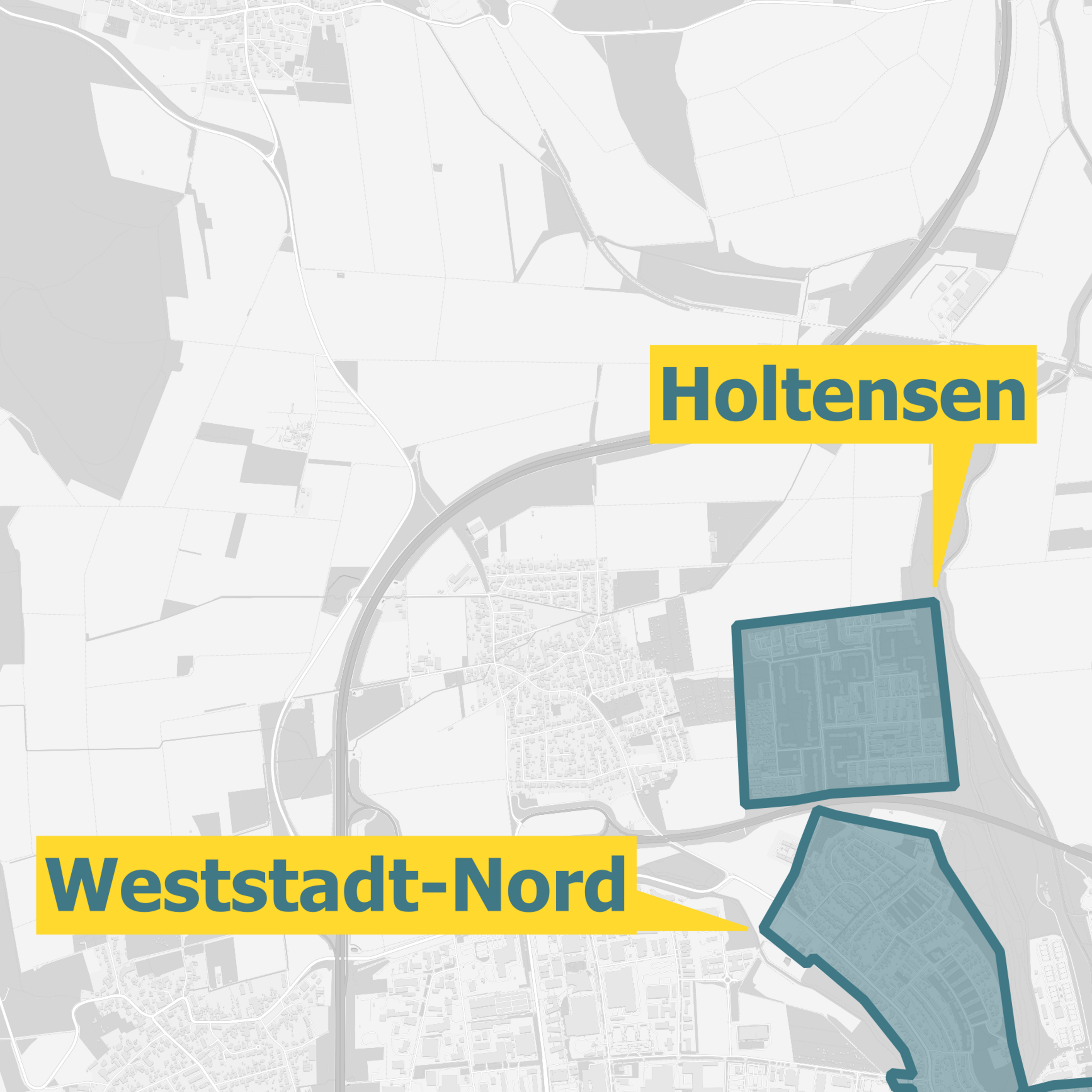 Karte Ausbaugebiete OXG Göttingen