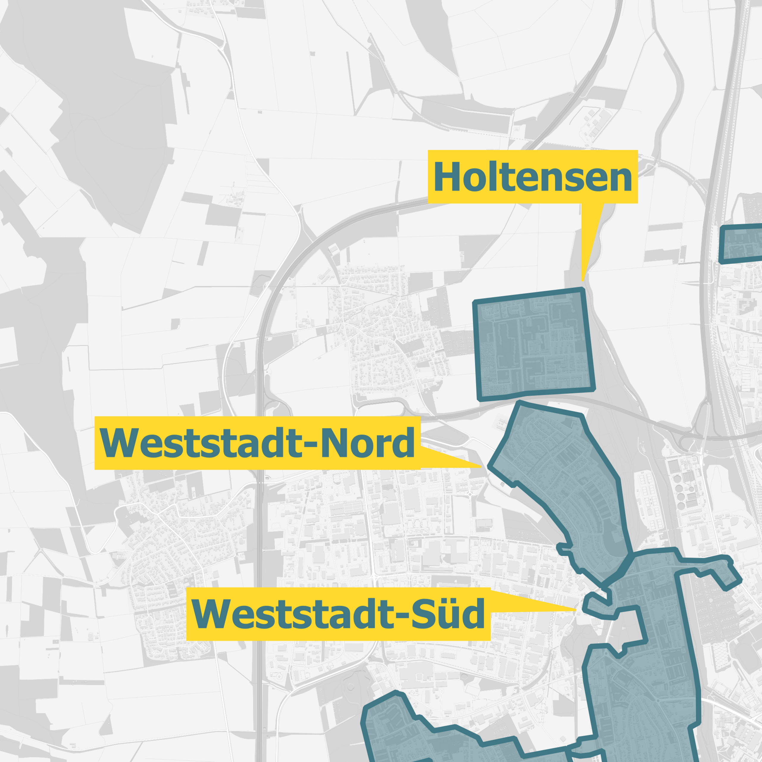 Karte Ausbaugebiete OXG Göttingen