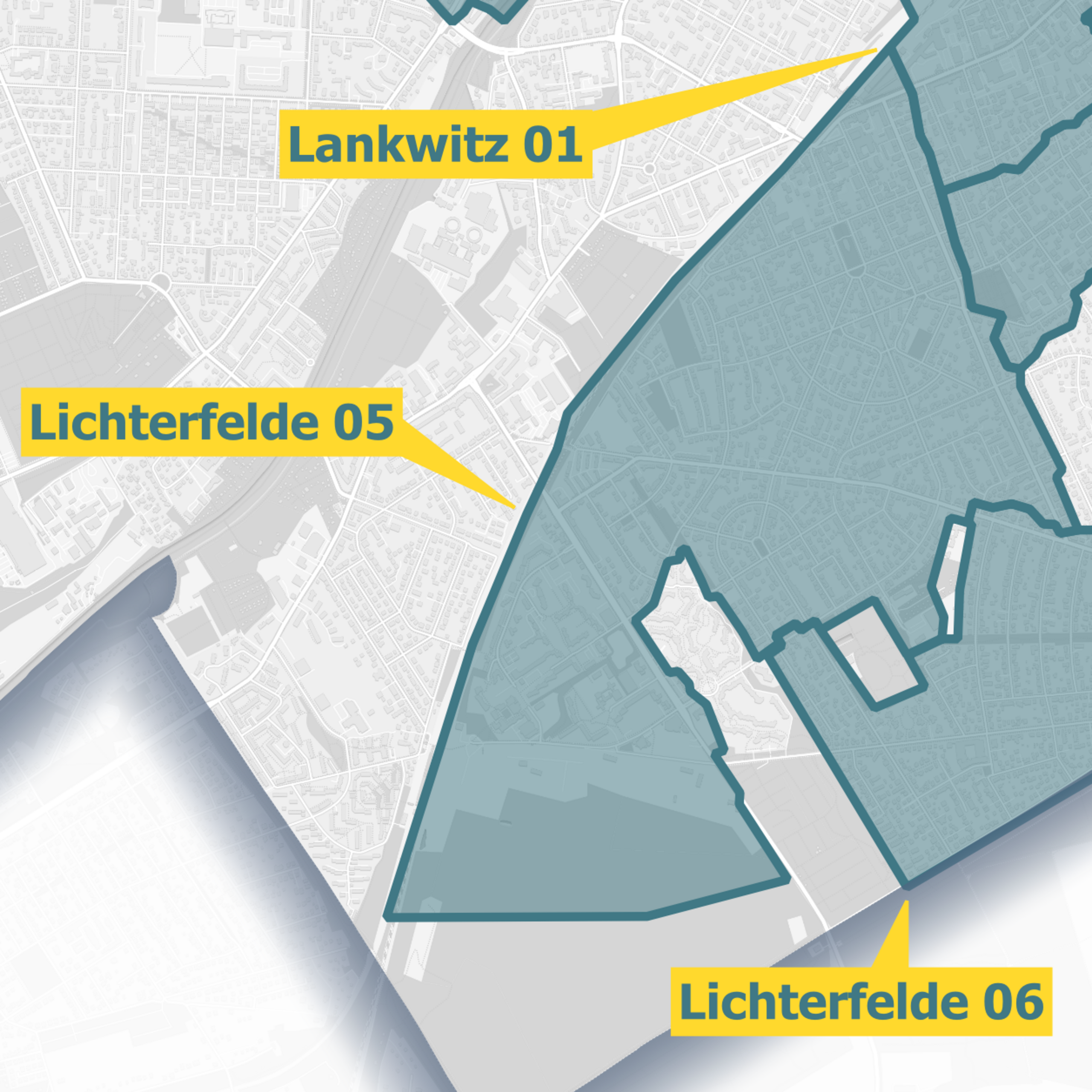 Karte Berlin Steglitz-Zehlendorf