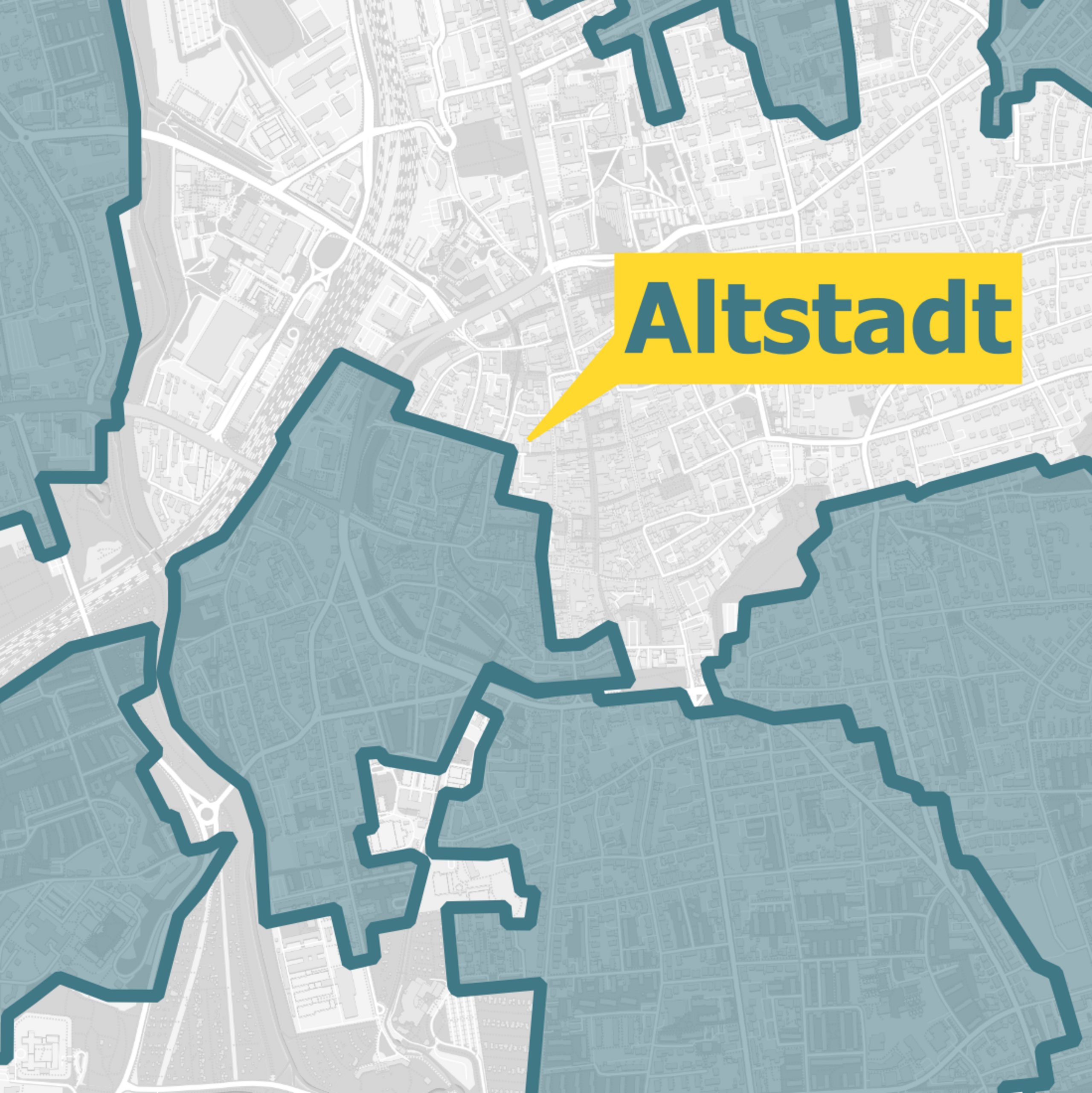 Karte Ausbaugebiete OXG Göttingen