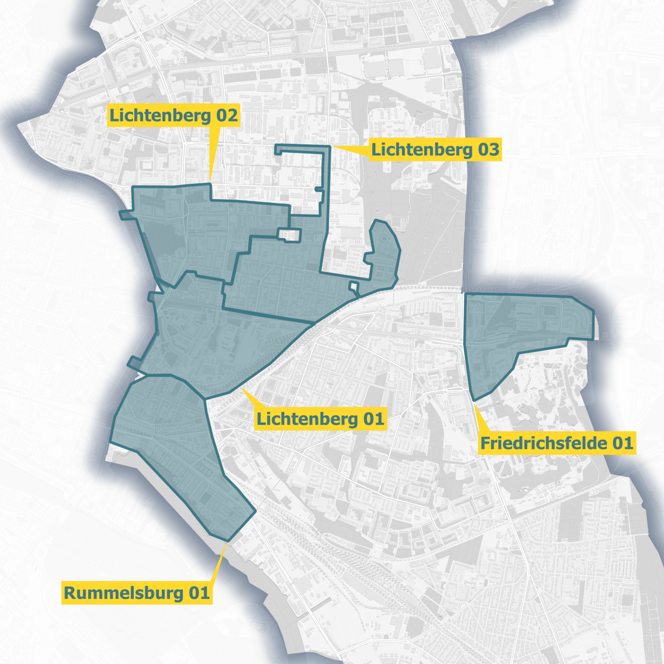 Ausbaugebiet Karte OXG Berlin Lichtenberg