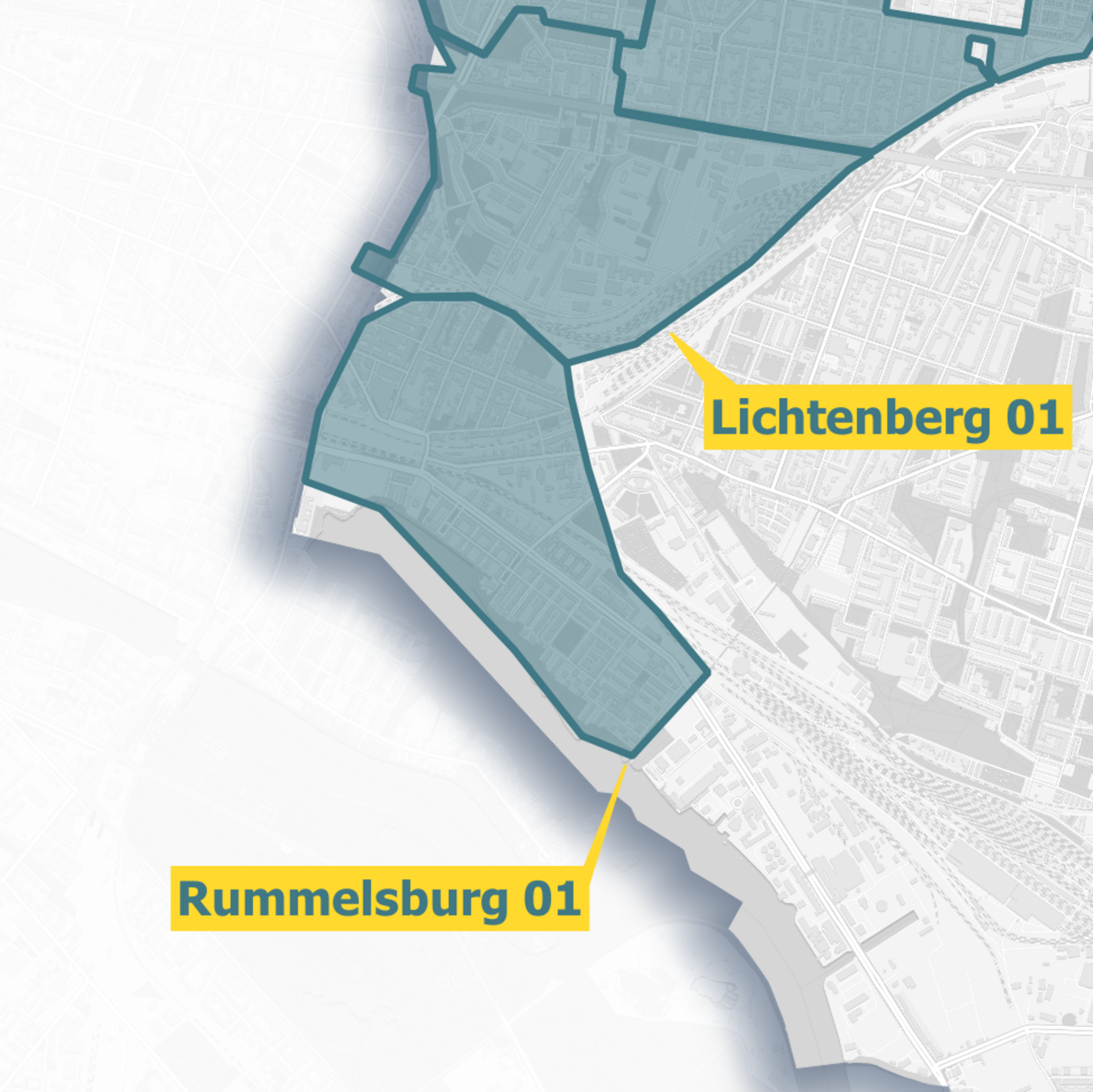 Ausbaugebiet Karte OXG Berlin Lichtenberg