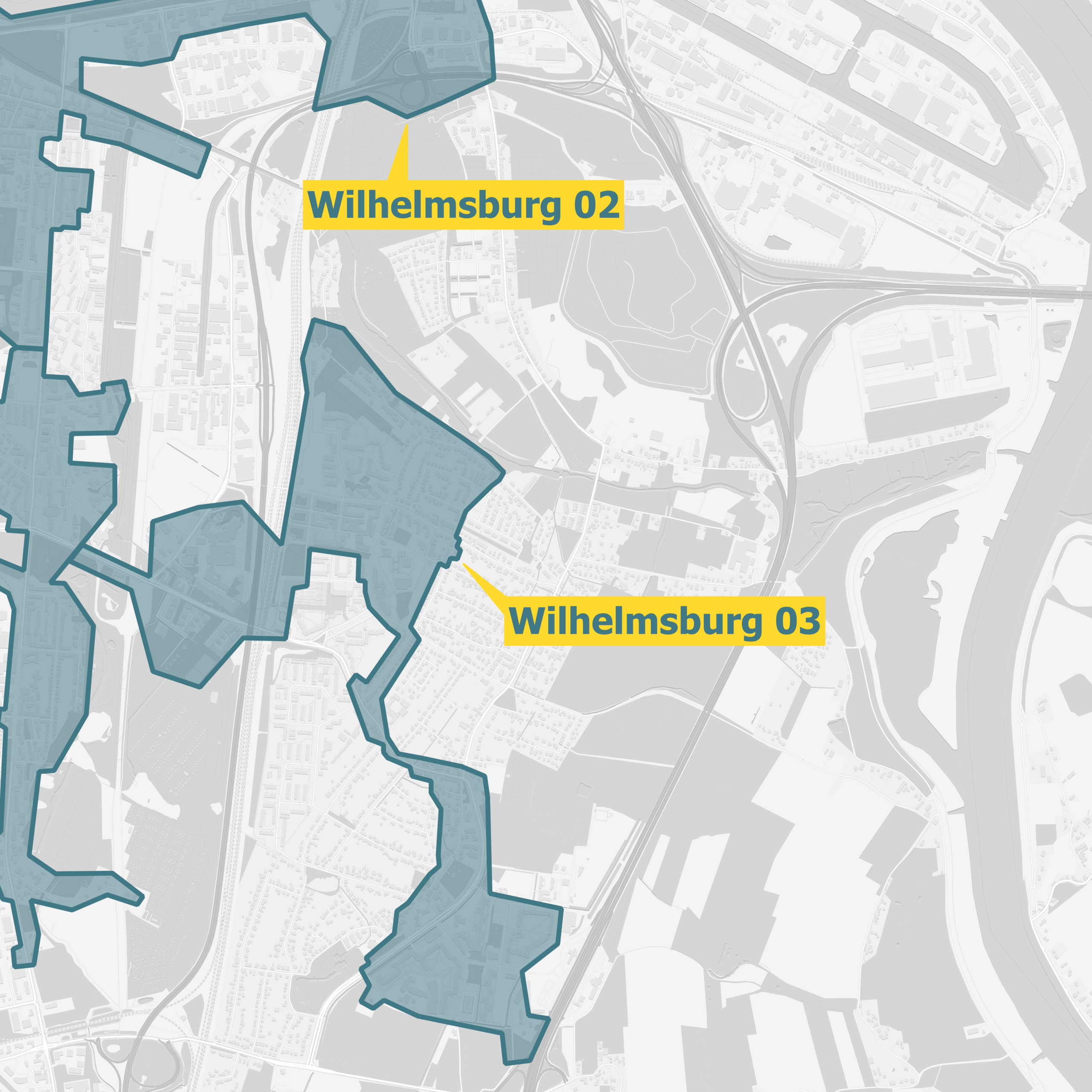 Karte Ausbaugebiet OXG Hamburg