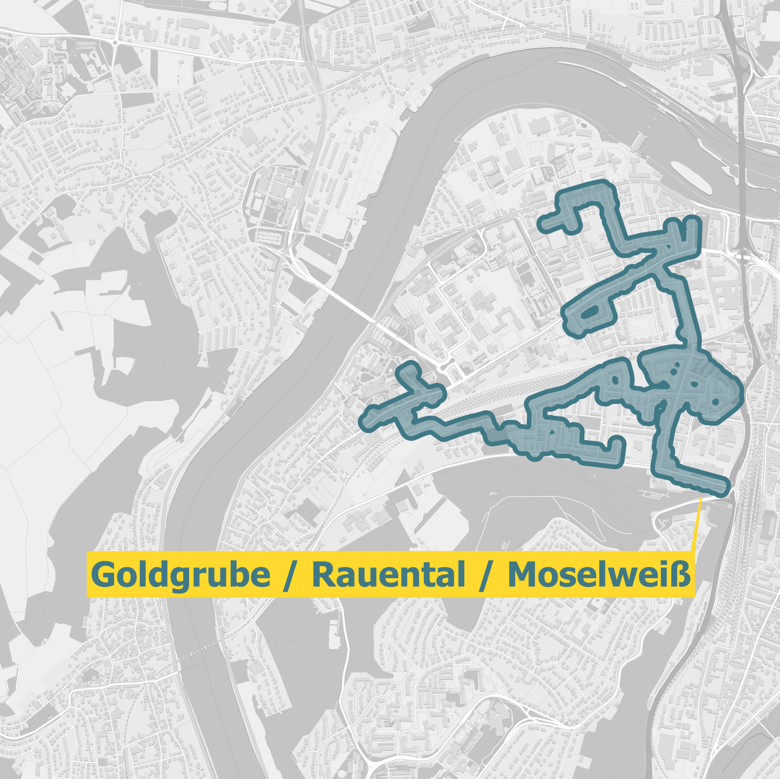 Karte Koblenz Ausbaugebiete OXG Glasfaser