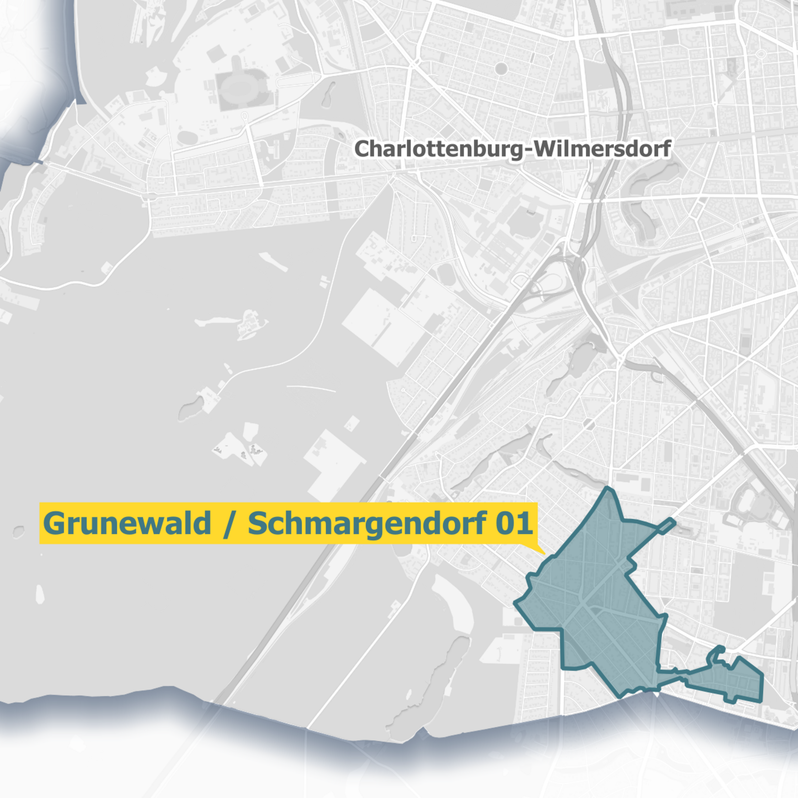 Karte Berlin Charlottenburg-Wilmersdorf 